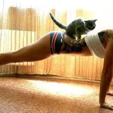 stretching