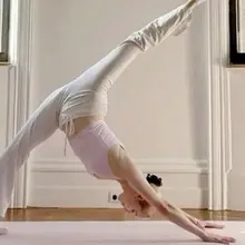stretching