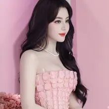 No.mx1504迪丽热巴沈阳红星美凯龙活动生图，饱满半球，抹胸粉裙高跟，粉嫩可人 [180P+1.64G] #明星生图 #迪丽热巴 自购地址：https:/…