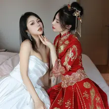 新娘和伴娘之间的秘密 终于被我找到出处了！ 秀人网两位模特全裸大尺度拍摄剧情 番号 No.6957 这套尺度是真的大，秀禾真的好有感觉 全套85+1P，全套我…
