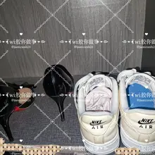 极品美女的af1，里面还有刚换下的粉色可爱船袜，这个图案纯纯的小女生啊，还有一双黑色高跟，简直就是御萝双修，鞋子和袜子都是充满香味，更多细节在群更新 #扫楼…