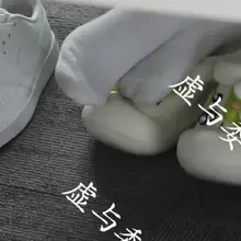 昨日最爽之一 玩完袜子鞋子以后 看到她穿上袜子 晚上再踩着精液鞋回去 #打胶