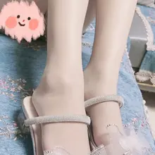 闲鱼上套路到的妹子的上脚图，还是肉丝美腿呢，嘿嘿。