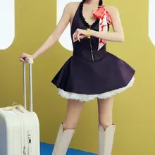 甜李一桐妹长腿吸睛！短裙长靴尽显俏皮少女感