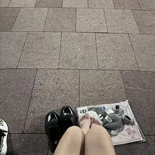 #裸足 #反差