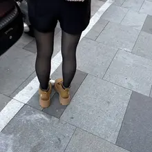 上班路上 #随手拍 ，大南方也进入冬天模式了 #美腿 #黑丝