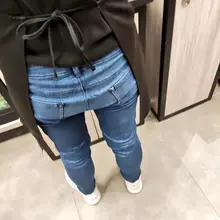 超市营业员 #街拍 #牛仔裤 #偷拍 #少妇 #服务员
