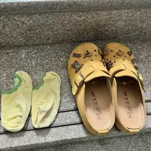 美味小熊勃肯鞋里变态男人的臭精液💧