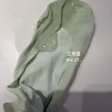 【返图】来自上海兄弟的返图，资深老玩家👍家妻的袜子被射了好多，穿在脚上一定爽爆了 #原味 #船袜 #射袜