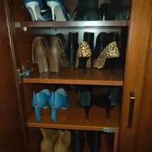 #扫楼少妇的极品鞋柜