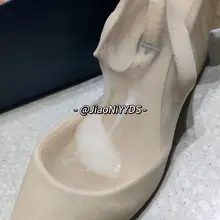 精壶第三发，套着丝袜艹也挺舒服 #玩鞋 #射鞋 #高跟 #恋足 #足交 #丝袜 #打胶