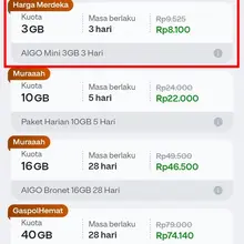 Waktunya sambut Hari Kemerdekaan dengan makin hemat! Paket data semua operator…