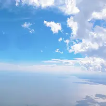 从飞机上俯瞰满洲里