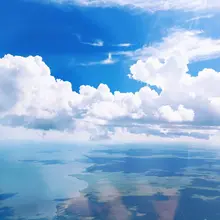 从飞机上俯瞰满洲里