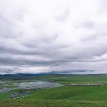 蒙古包里住着