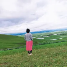 躺在草原做个梦