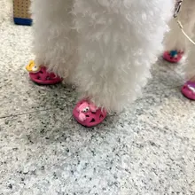 给我家小宝宝买了新鞋子 粉色的洞洞鞋是不是超级可爱