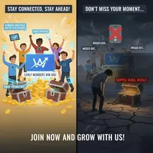 Stay connected, stay ahead! Join our Twitter and Telegram for rewards, faster K…