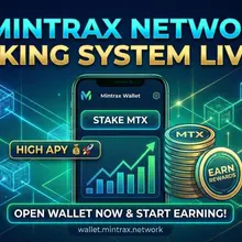 🔥 Mintrax Network just dropped the STAKING SYSTEM inside Mintrax Wallet! Stake…
