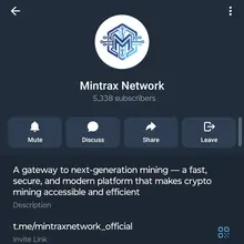 All Mintrax Network Miner We have enabled Telegram Discuss Channel So discuss a…