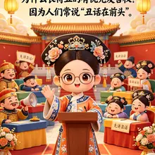 为什么长得丑的优先发言权？因为人们常说"丑话在前头"。