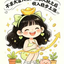 不求大富大贵，但求入秋之后收入稳步上涨。