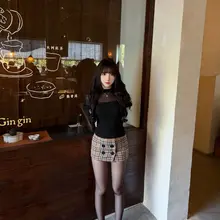 周末更新 乘开年老爸还不忙 狠狠忽悠他 老爸也不反感我女装和他出门了 hhh #黑丝 #女大