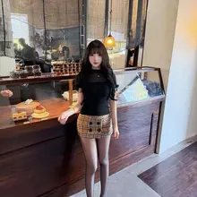 周末更新 乘开年老爸还不忙 狠狠忽悠他 老爸也不反感我女装和他出门了 hhh #黑丝 #女大