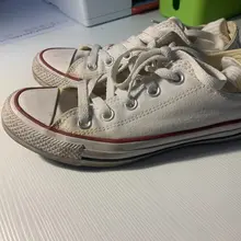 #射鞋 #玩鞋 #扫楼 #打胶 感谢同好好兄弟信任！converse+白袜=yyds！实在是太爽了吧！没几分钟就忍不住缴枪了！纯洁的白袜配上清纯的帆布鞋，满脑…
