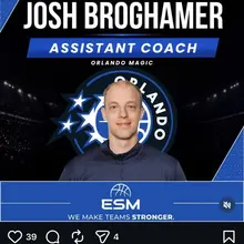 The Orlando Magic are hiring Josh Broghamer from Dallas to join Sean Sweeney’s…