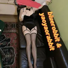 兔子套装！挺好看的～不知道下次还有没有机会穿给我看看～ @yaoyaoorabbit #情趣内衣 #丝袜母狗 #女友 #肉便器