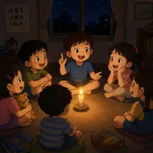 今晚“不聊色”,想跟粉絲們聊聊小時候的颱風夜 民國80年左右遇到颱風幾乎都會停電 我小時候都會在颱風夜去隔壁鄰居家,社區同年齡層小朋友都會一起來,然後停電就圍…