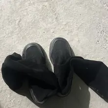 第一次玩长靴套jb #扫楼 #打胶射鞋
