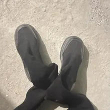 第一次玩长靴套jb #扫楼 #打胶射鞋