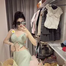 前天买的泳衣👙，今天到了特意试了试 v：linlin08923
