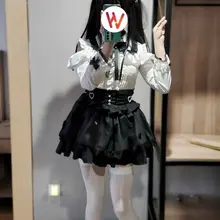 非常有型的一套衣服🥰 #伪娘 #白丝 #男の娘