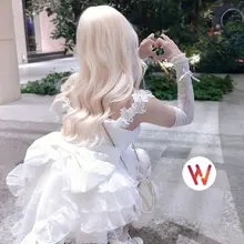 与白色女孩的约会( ◜‿◝ )♡ #伪娘 #白丝 #男の娘