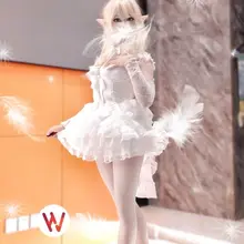 精灵仙子的成人礼✨️ #伪娘 #白丝 #男の娘
