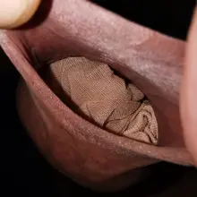 慢慢一点点塞，这不就收进去了