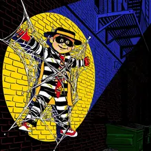 think the Hamburglar tried to burgle the wrong guy