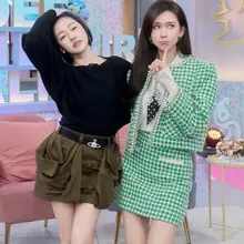 林志玲做客《小姐不熙娣》与小S合照拼美腿