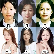 ㅎㅎ 여자 연예인들 교복시절 사진. 재미있네